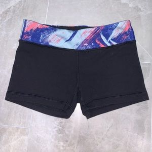 Lululemon ivivva black spandex shorts